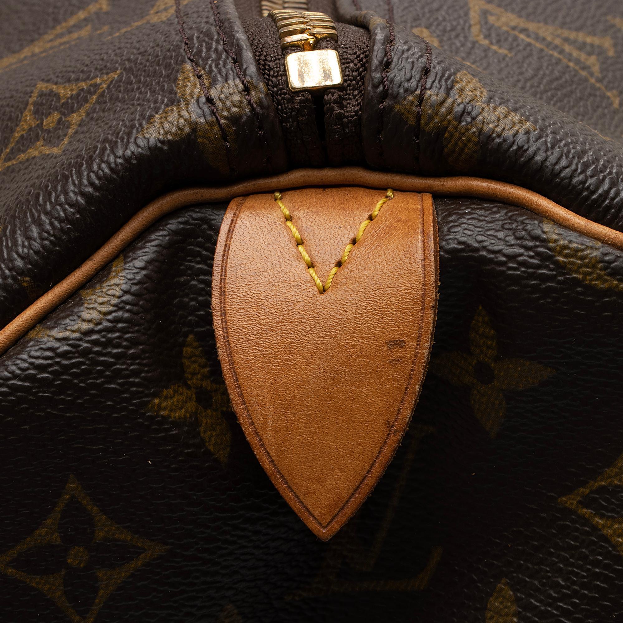 Louis Vuitton Vintage Monogram Canvas Keepall 60 Duffle Bag (SHF-A1tiFm) - Image 10