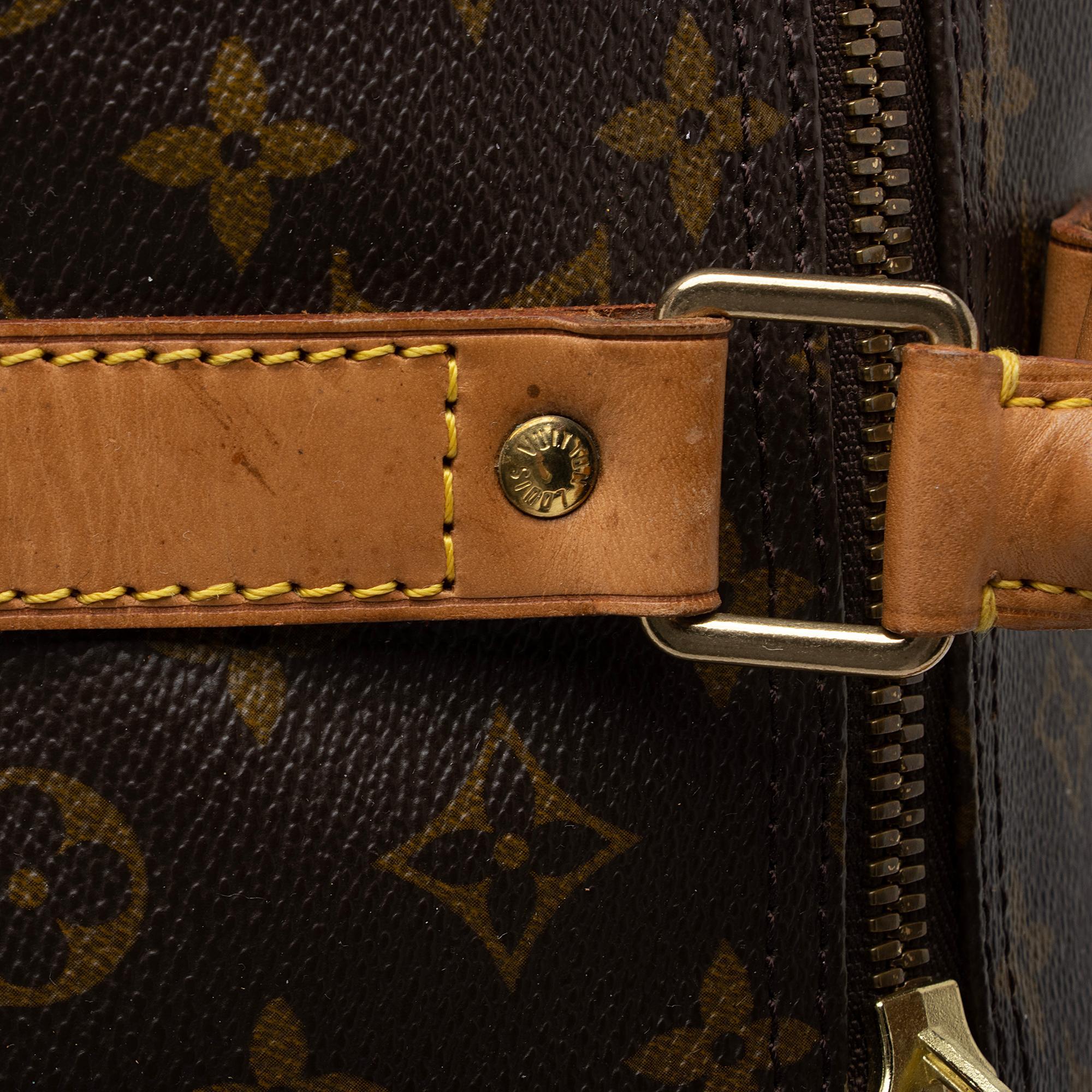 Louis Vuitton Vintage Monogram Canvas Keepall 60 Duffle Bag (SHF-A1tiFm) - Image 12