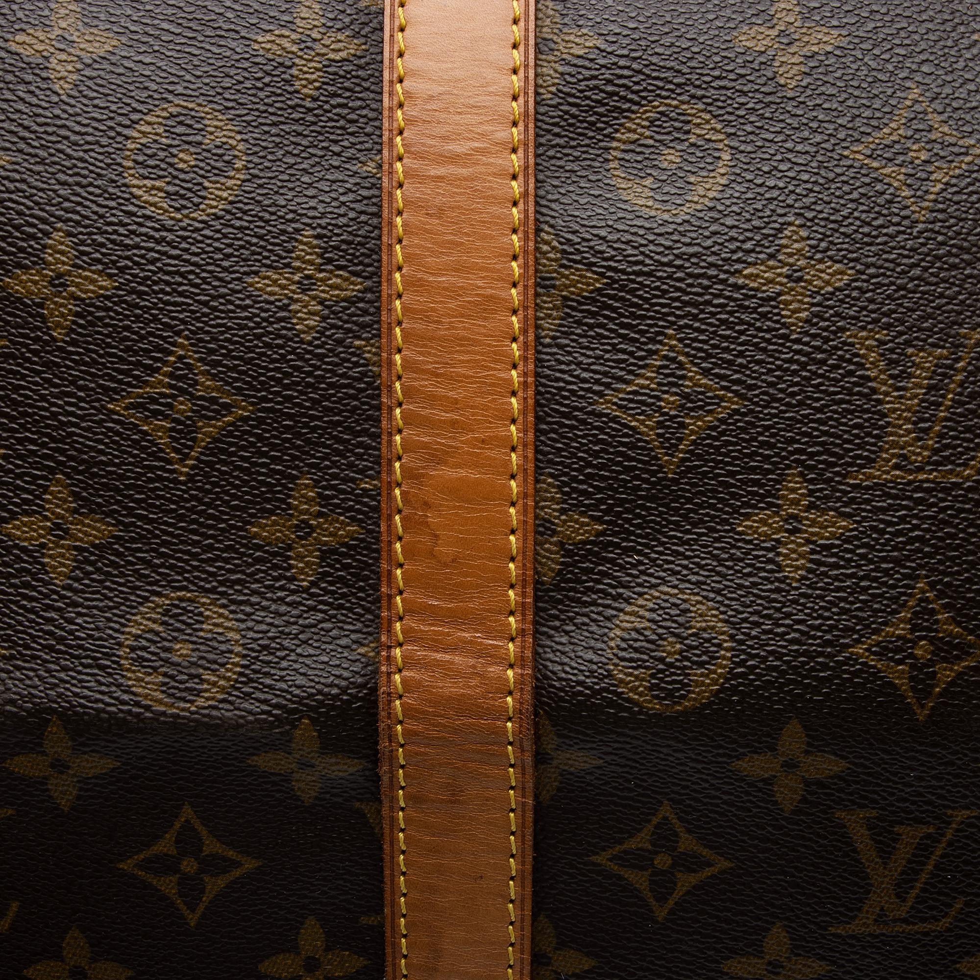 Louis Vuitton Vintage Monogram Canvas Keepall 60 Duffle Bag (SHF-A1tiFm) - Image 14