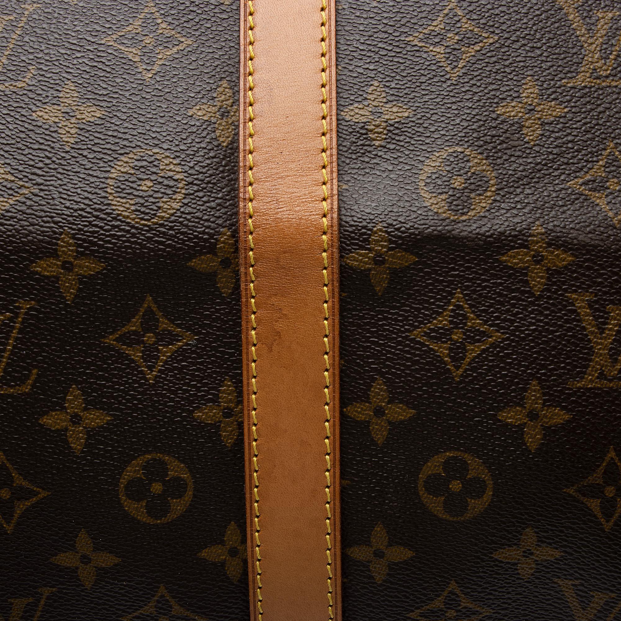 Louis Vuitton Vintage Monogram Canvas Keepall 60 Duffle Bag (SHF-A1tiFm) - Image 15