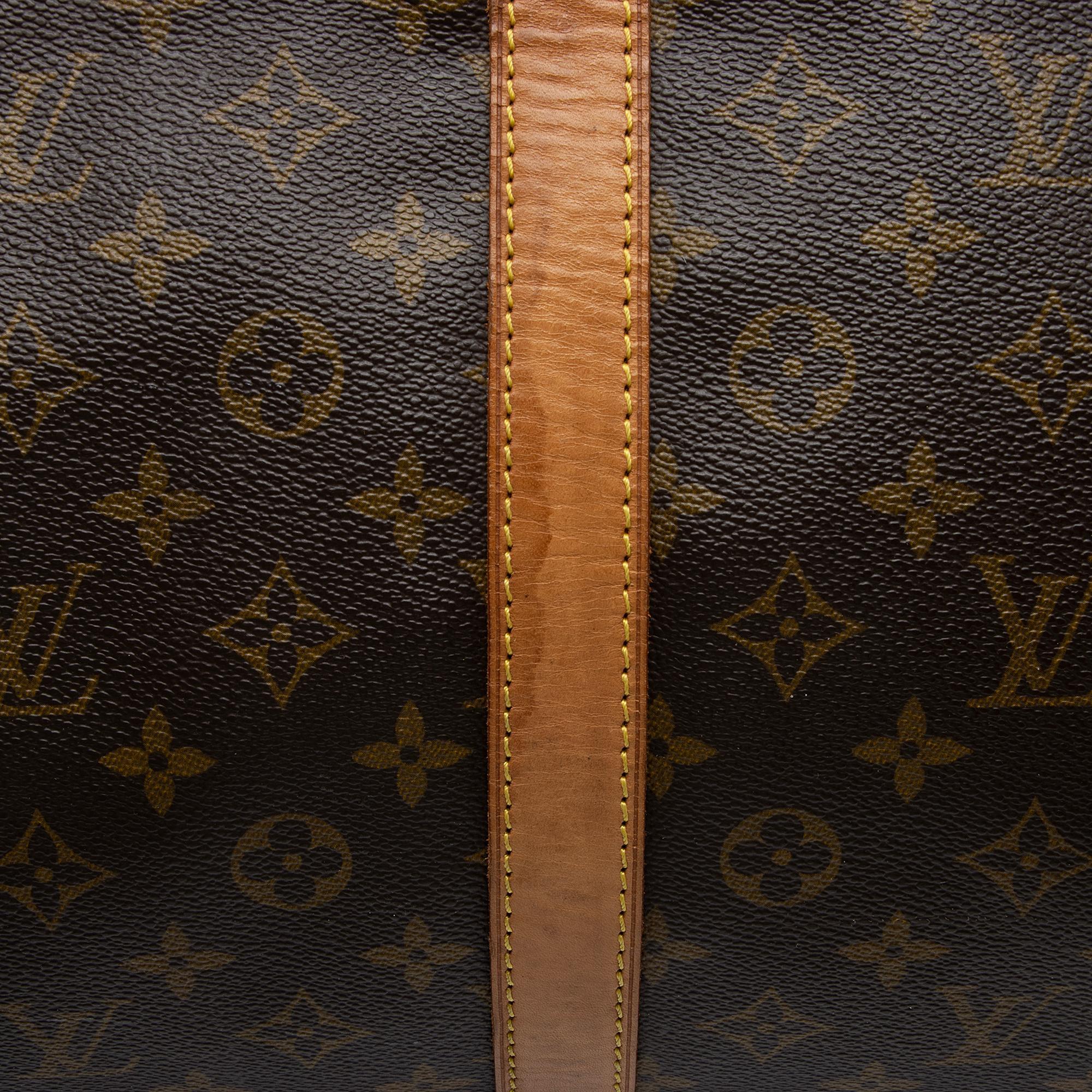 Louis Vuitton Vintage Monogram Canvas Keepall 60 Duffle Bag (SHF-A1tiFm) - Image 16