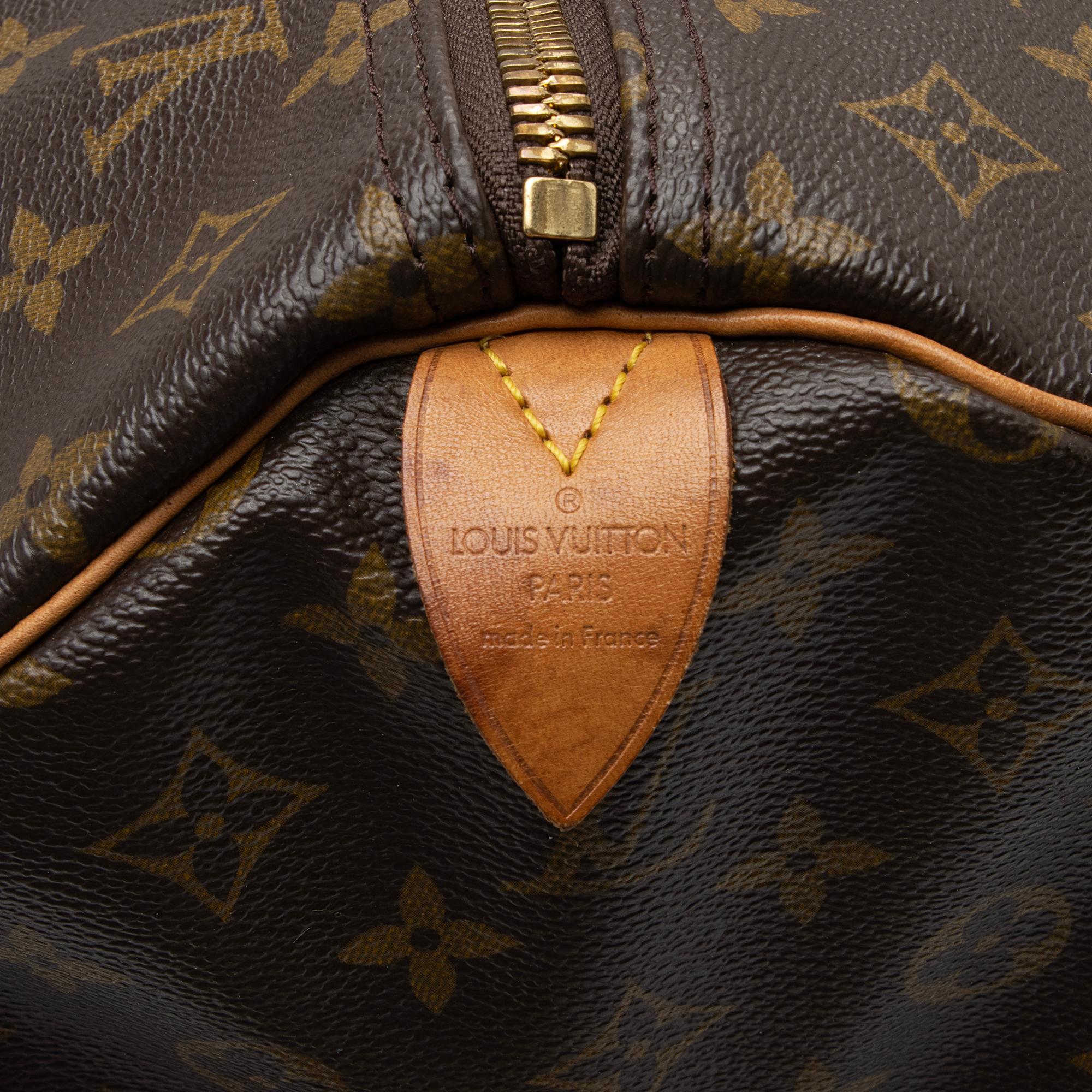 Louis Vuitton Vintage Monogram Canvas Keepall 60 Duffle Bag (SHF-A1tiFm) - Image 6