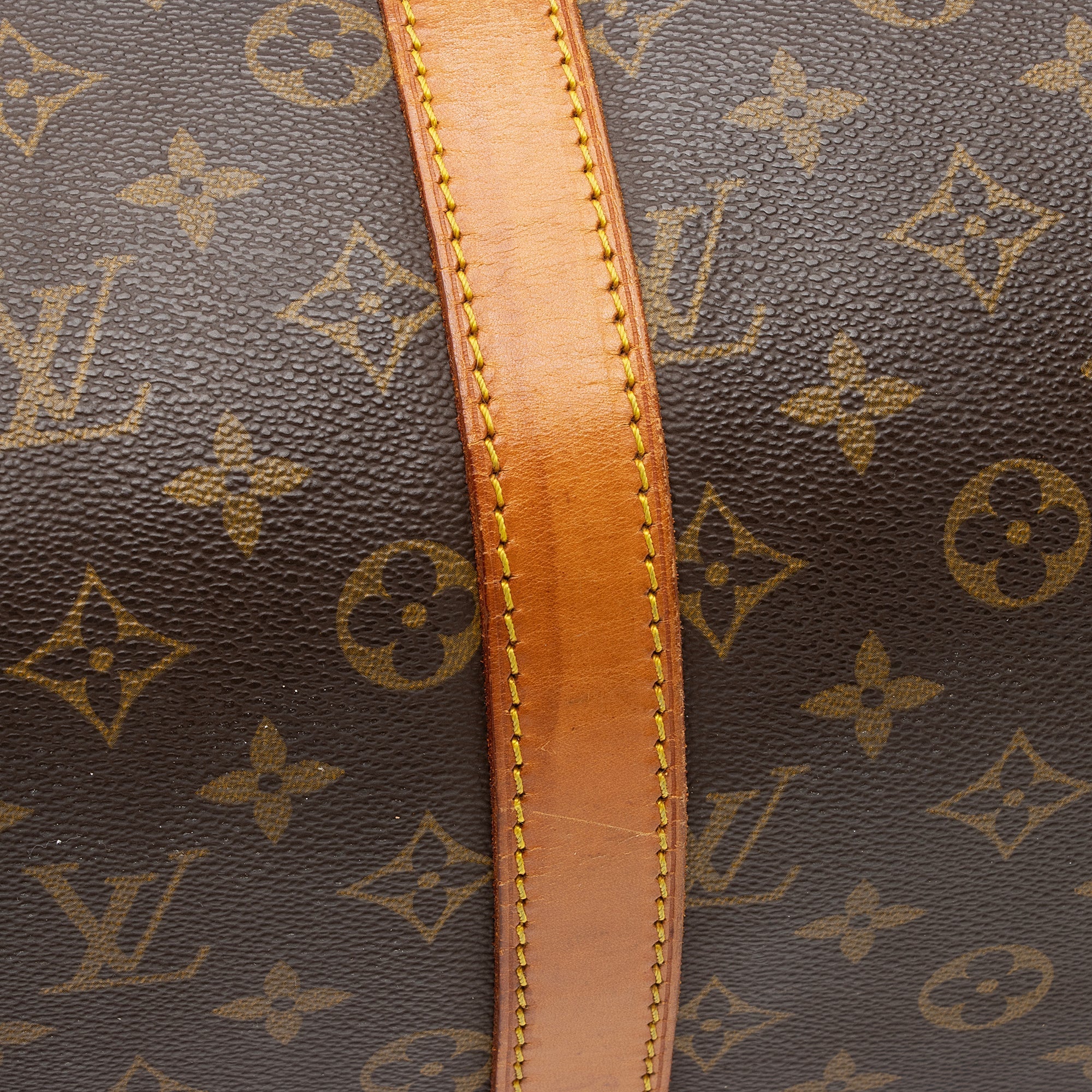 Louis Vuitton Vintage Monogram Canvas Keepall Bandouliere 45 Duffle Bag (SHF-23676) - Image 18