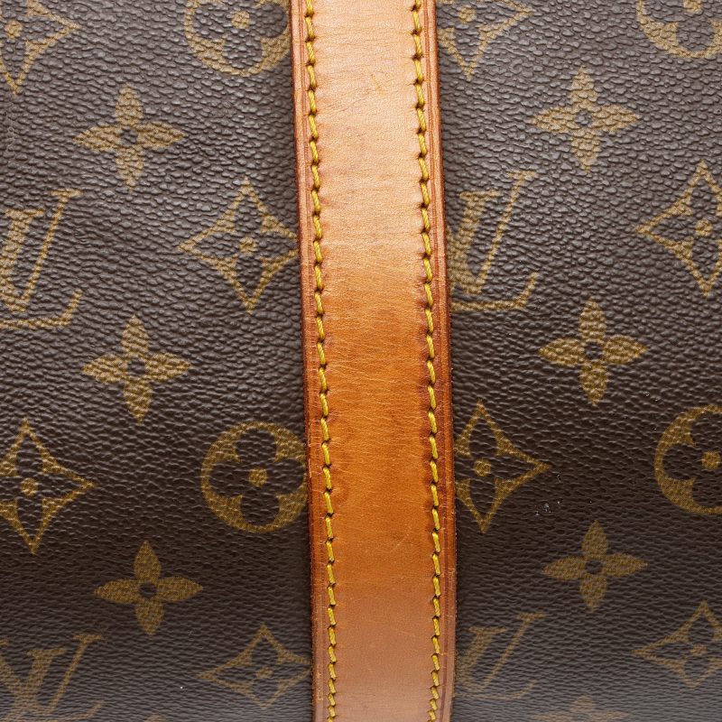 Louis Vuitton Vintage Monogram Canvas Keepall Bandouliere 45 Duffle Bag (SHF-23676) - Image 19