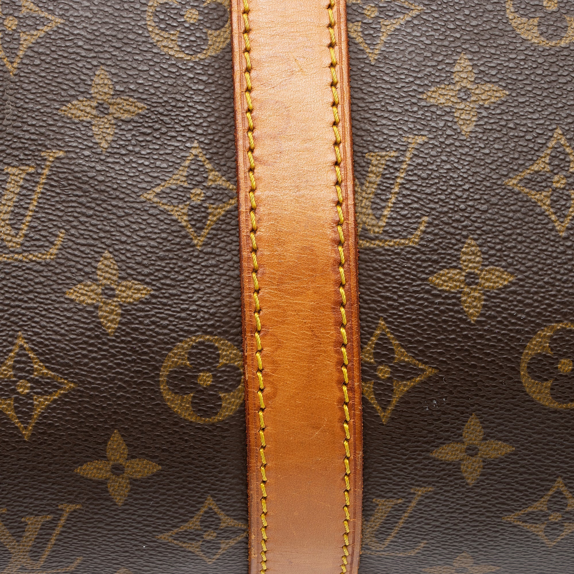 Louis Vuitton Vintage Monogram Canvas Keepall Bandouliere 45 Duffle Bag (SHF-23676) - Image 19