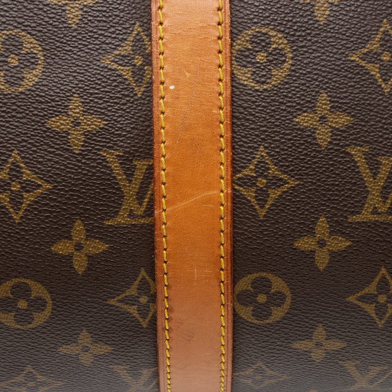 Louis Vuitton Vintage Monogram Canvas Keepall Bandouliere 45 Duffle Bag (SHF-23676) - Image 17