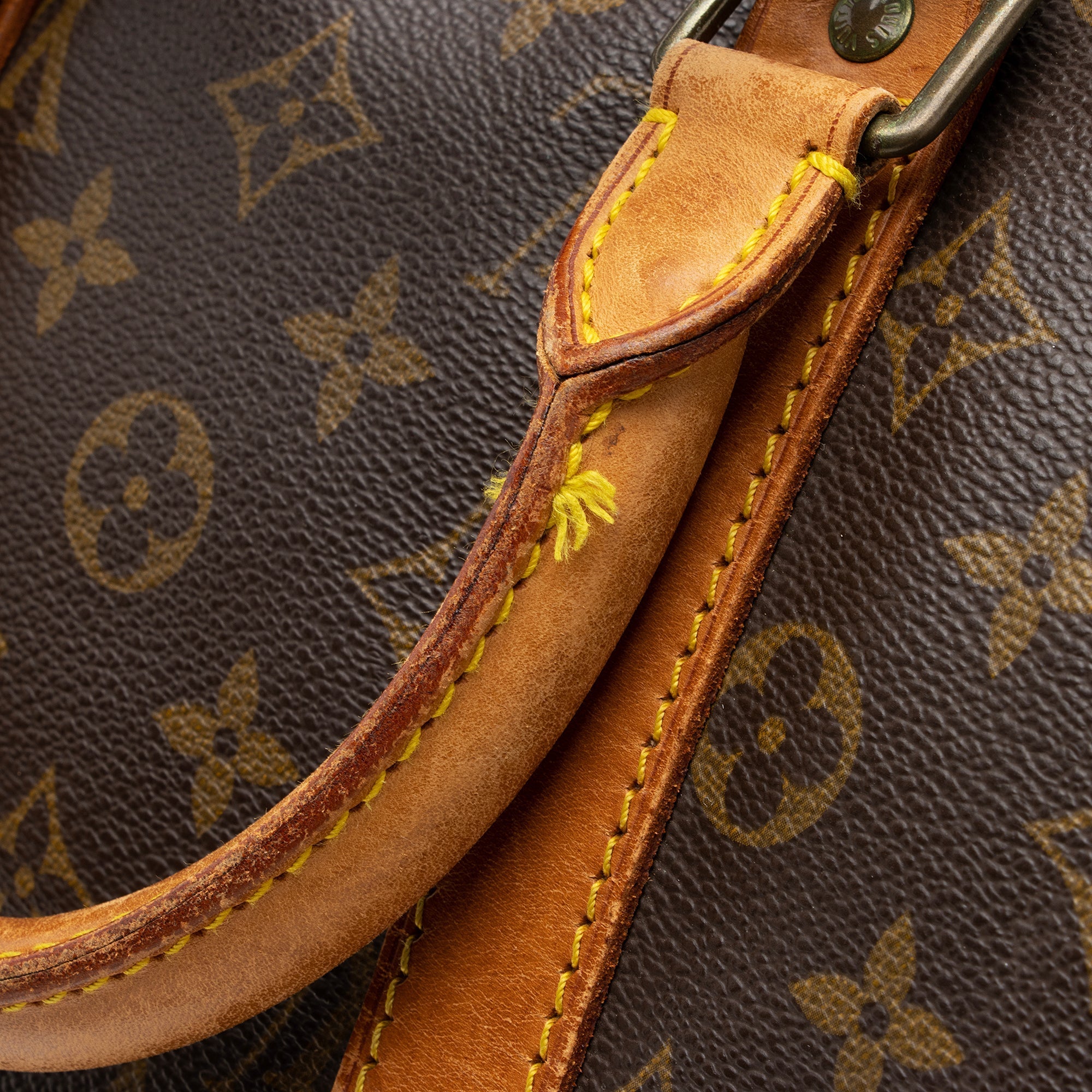 Louis Vuitton Vintage Monogram Canvas Keepall Bandouliere 45 Duffle Bag (SHF-23676) - Image 11