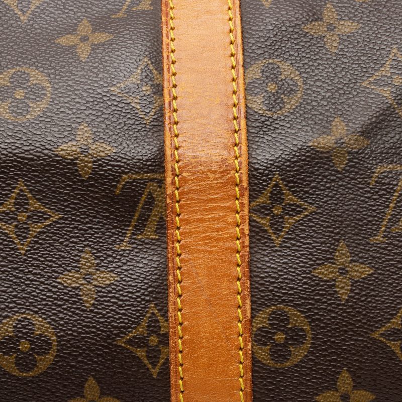 Louis Vuitton Vintage Monogram Canvas Keepall Bandouliere 45 Duffle Bag (SHF-23676) - Image 16