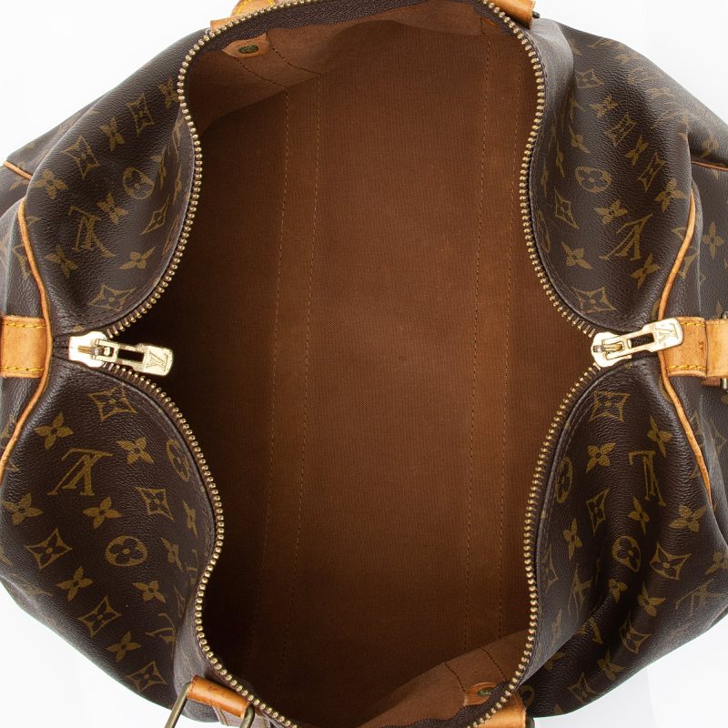 Louis Vuitton Vintage Monogram Canvas Keepall Bandouliere 45 Duffle Bag (SHF-23676) - Image 6