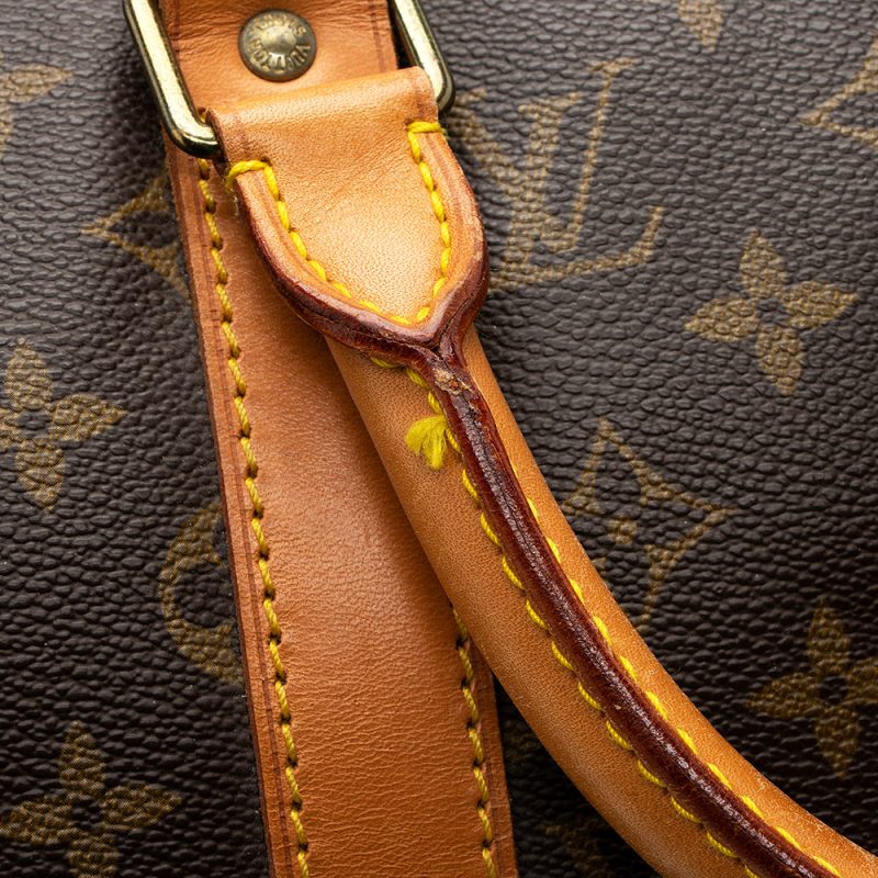 Louis Vuitton Vintage Monogram Canvas Keepall Bandouliere 50 Duffle Bag (SHF-20373) - Image 10