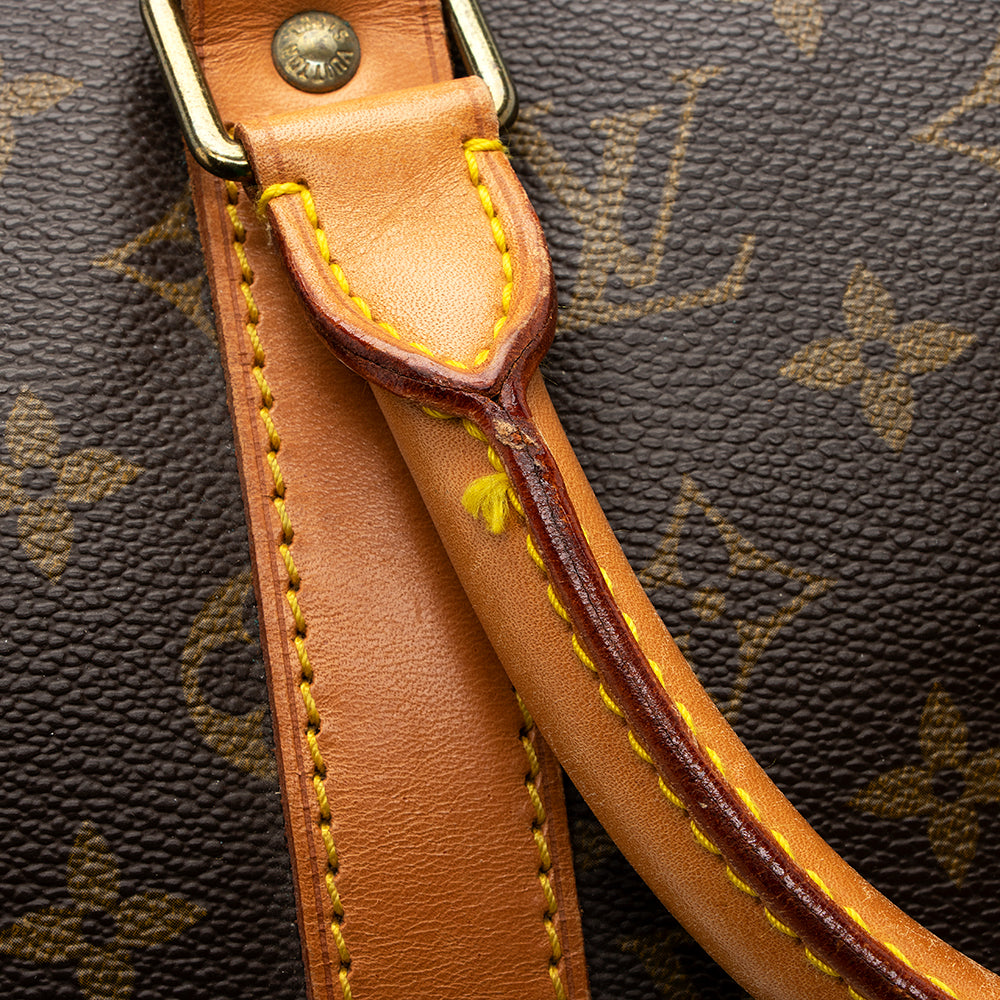 Louis Vuitton Vintage Monogram Canvas Keepall Bandouliere 50 Duffle Bag (SHF-20373) - Image 10
