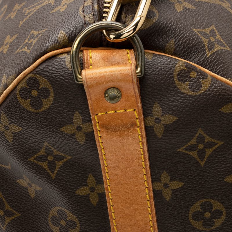 Louis Vuitton Vintage Monogram Canvas Keepall Bandouliere 50 Duffle Bag (SHF-20373) - Image 11