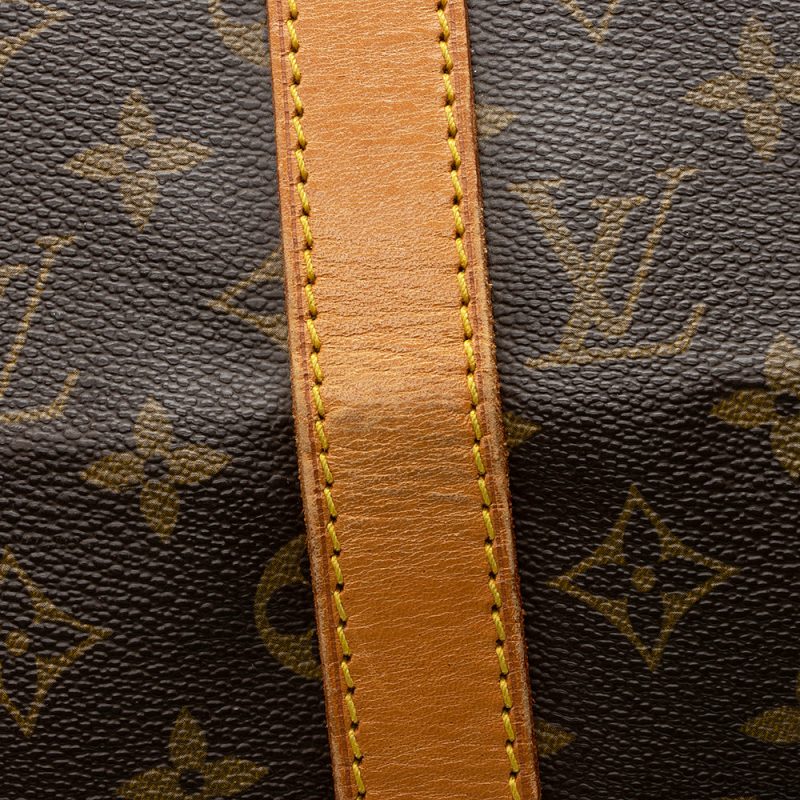 Louis Vuitton Vintage Monogram Canvas Keepall Bandouliere 50 Duffle Bag (SHF-20373) - Image 16