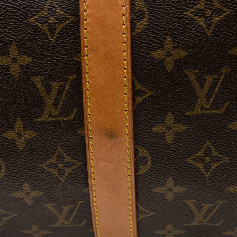 Louis Vuitton Vintage Monogram Canvas Keepall Bandouliere 50 Duffle Bag (SHF-20373) - Image 17