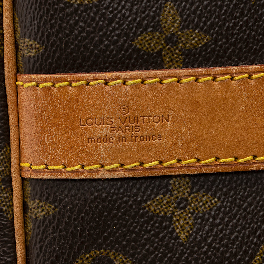 Louis Vuitton Vintage Monogram Canvas Keepall Bandouliere 50 Duffle Bag (SHF-20373) - Image 7