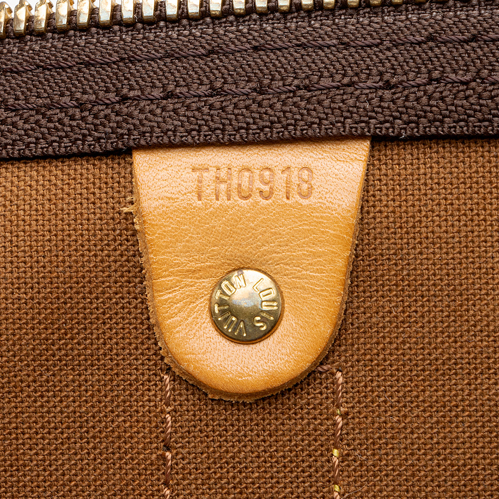 Louis Vuitton Vintage Monogram Canvas Keepall Bandouliere 50 Duffel Bag (SHF-20790) - Image 5