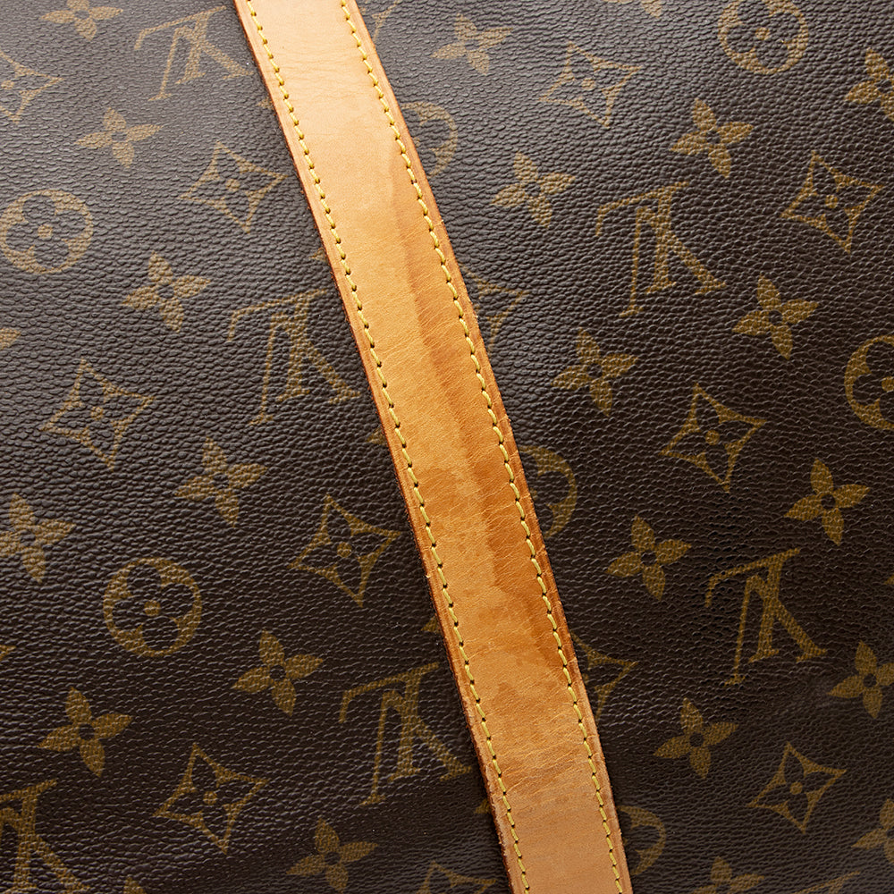 Louis Vuitton Vintage Monogram Canvas Keepall Bandouliere 50 Duffel Bag (SHF-20790) - Image 9
