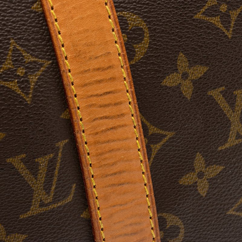 Louis Vuitton Vintage Monogram Canvas Keepall Bandouliere 50 Duffle Bag (SHF-20813) - Image 12