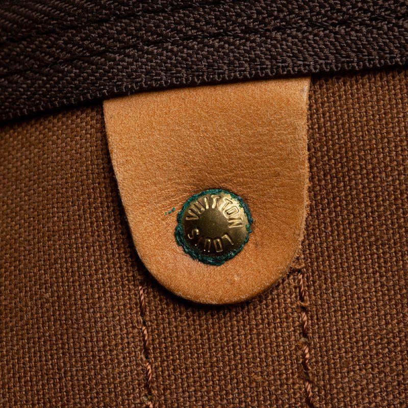 Louis Vuitton Vintage Monogram Canvas Keepall Bandouliere 50 Duffle Bag (SHF-20813) - Image 13