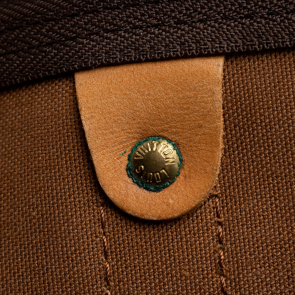 Louis Vuitton Vintage Monogram Canvas Keepall Bandouliere 50 Duffle Bag (SHF-20813) - Image 13
