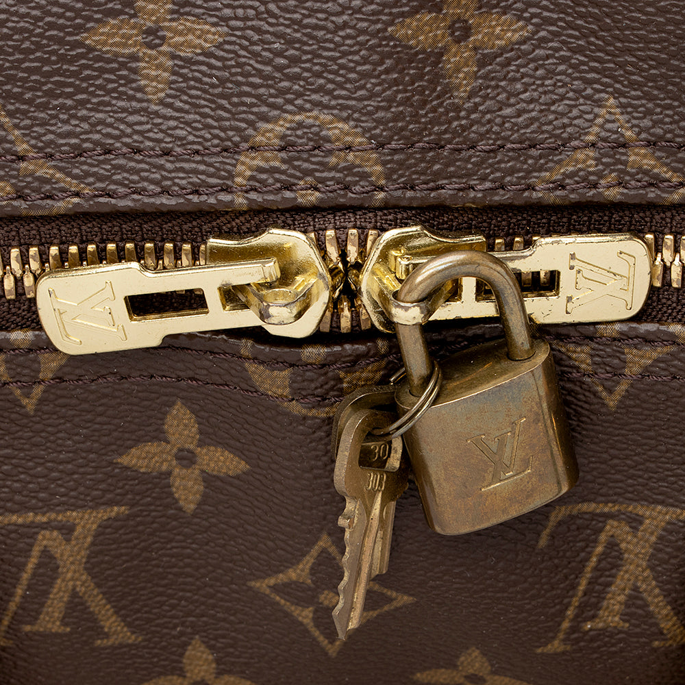 Louis Vuitton Vintage Monogram Canvas Keepall Bandouliere 50 Duffel Bag (SHF-21454) - Image 7