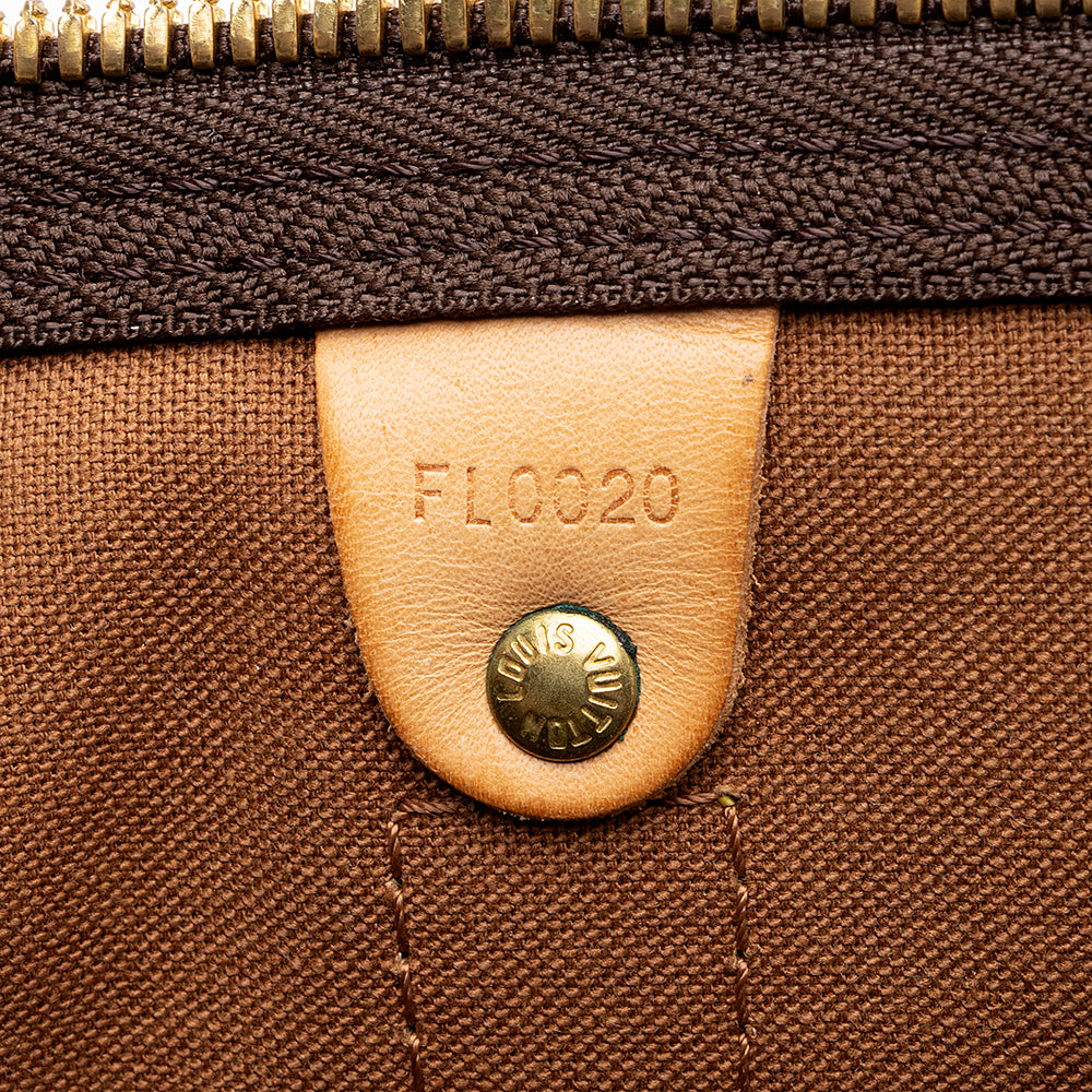 Louis Vuitton Vintage Monogram Canvas Keepall Bandouliere 50 Duffel Bag (SHF-21454) - Image 4