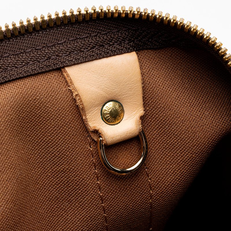 Louis Vuitton Vintage Monogram Canvas Keepall Bandouliere 50 Duffel Bag (SHF-21454) - Image 9