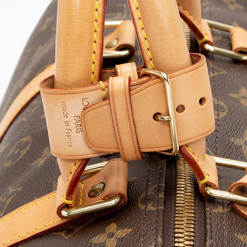 Louis Vuitton Vintage Monogram Canvas Keepall Bandouliere 50 Duffel Bag (SHF-21454) - Image 13