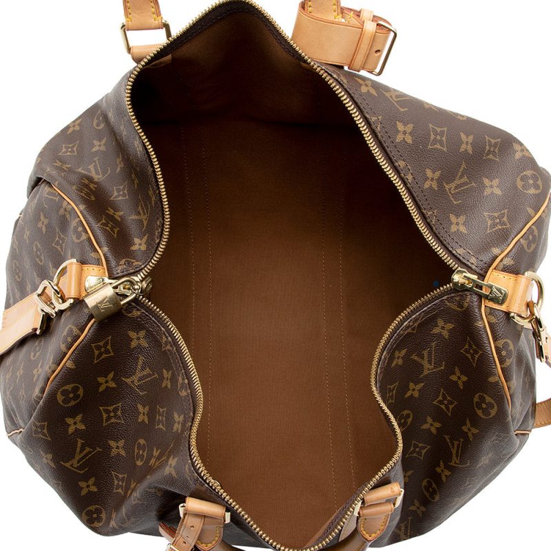 Louis Vuitton Vintage Monogram Canvas Keepall Bandouliere 50 Duffel Bag (SHF-21454) - Image 5