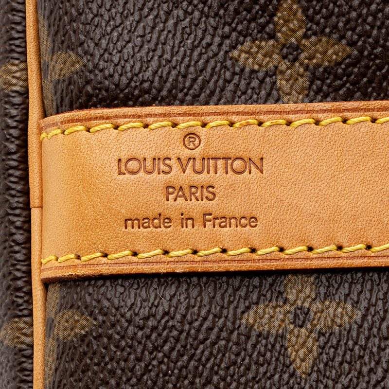 Louis Vuitton Vintage Monogram Canvas Keepall Bandouliere 50 Duffel Bag (SHF-21454) - Image 6