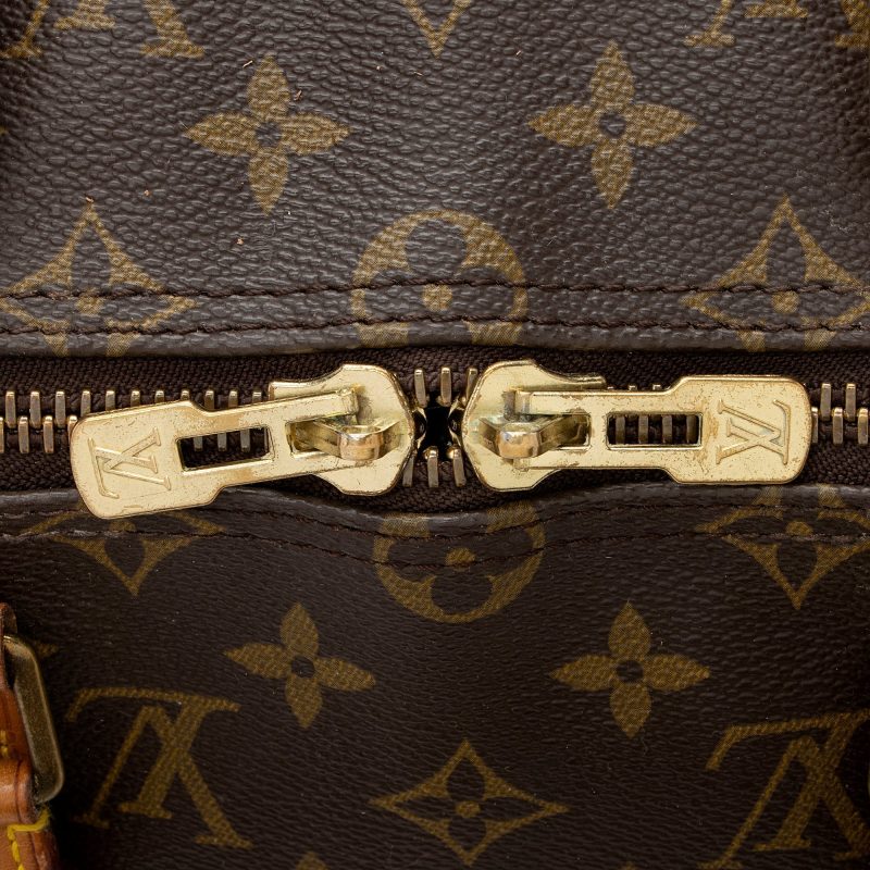 Louis Vuitton Vintage Monogram Canvas Keepall Bandouliere 50 Duffel Bag (SHF-22254) - Image 8