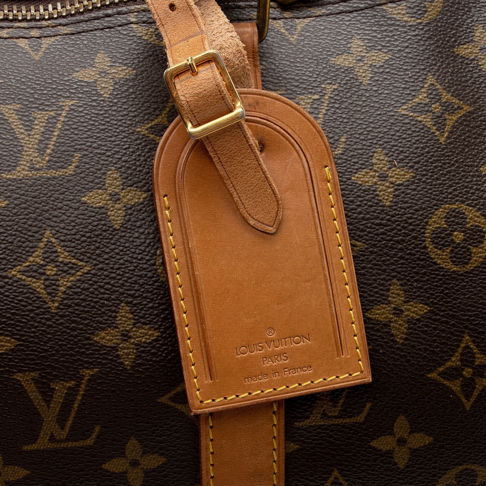 Louis Vuitton Vintage Monogram Canvas Keepall Bandouliere 50 Duffel Bag (SHF-22254) - Image 18