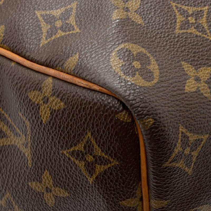 Louis Vuitton Vintage Monogram Canvas Keepall Bandouliere 50 Duffel Bag (SHF-22254) - Image 10