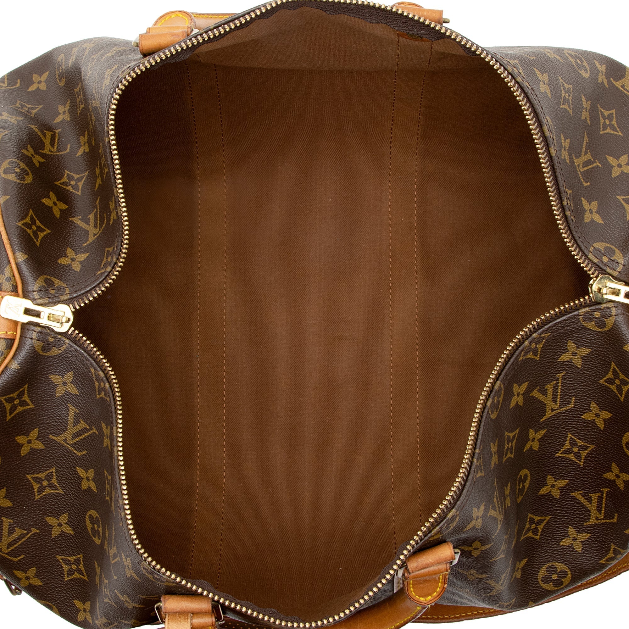Louis Vuitton Vintage Monogram Canvas Keepall Bandouliere 50 Duffel Bag (SHF-22254) - Image 6