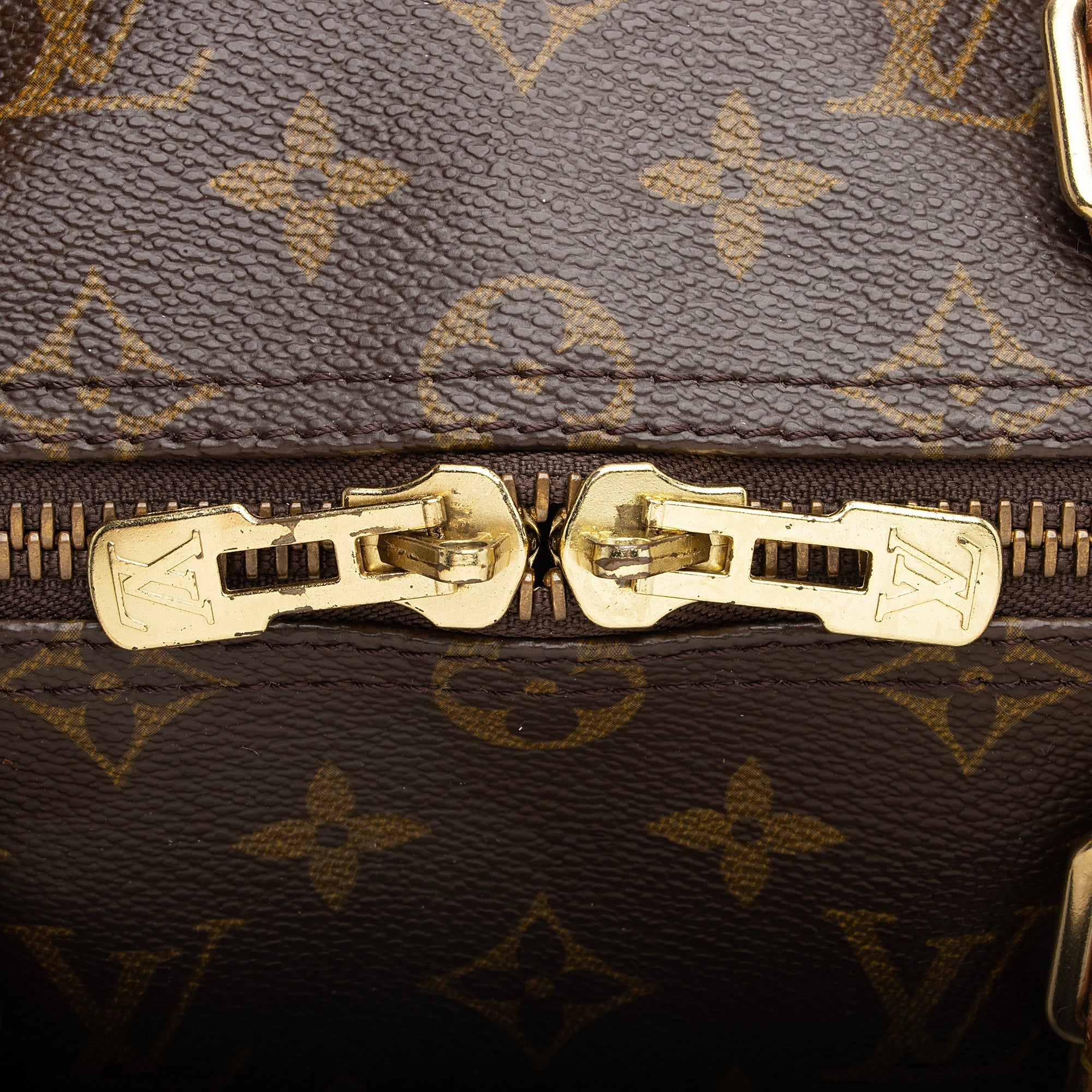 Louis Vuitton Vintage Monogram Canvas Keepall Bandouliere 50 Duffle Bag (SHF-22496) - Image 7