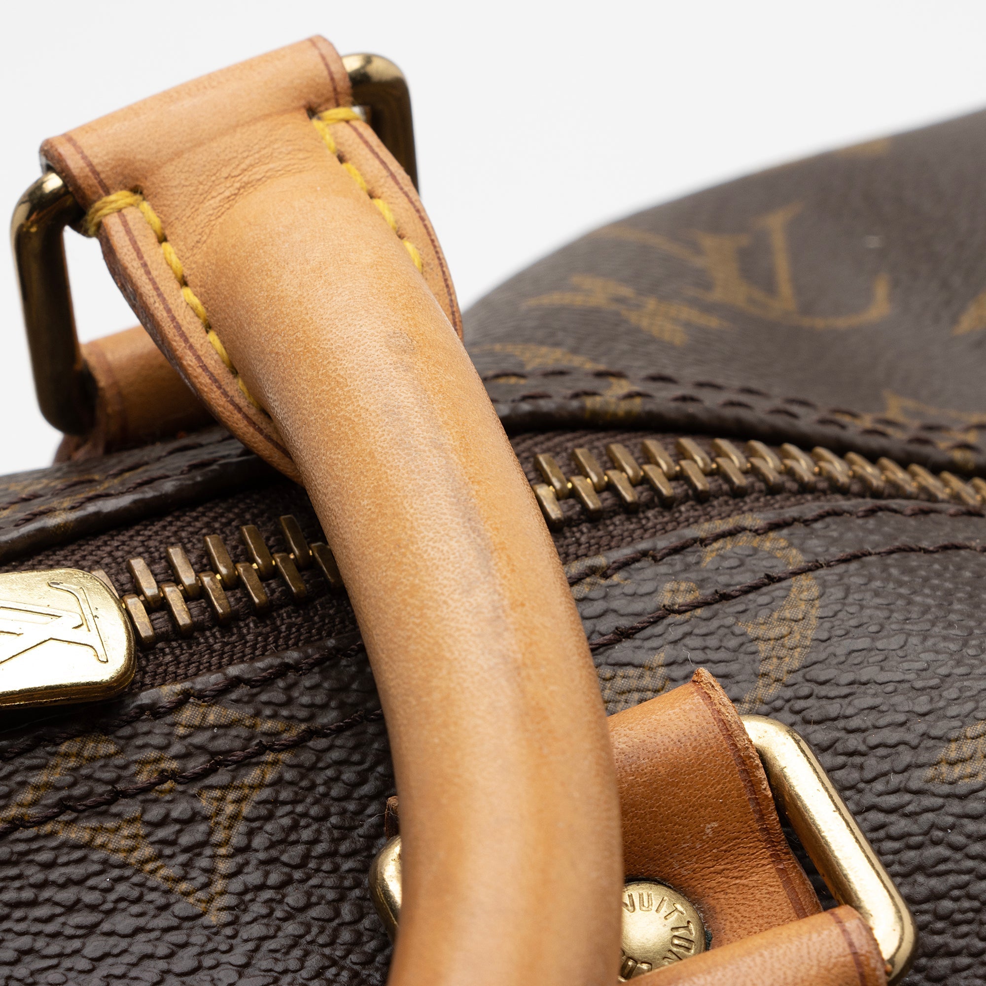 Louis Vuitton Vintage Monogram Canvas Keepall Bandouliere 50 Duffle Bag (SHF-22496) - Image 18