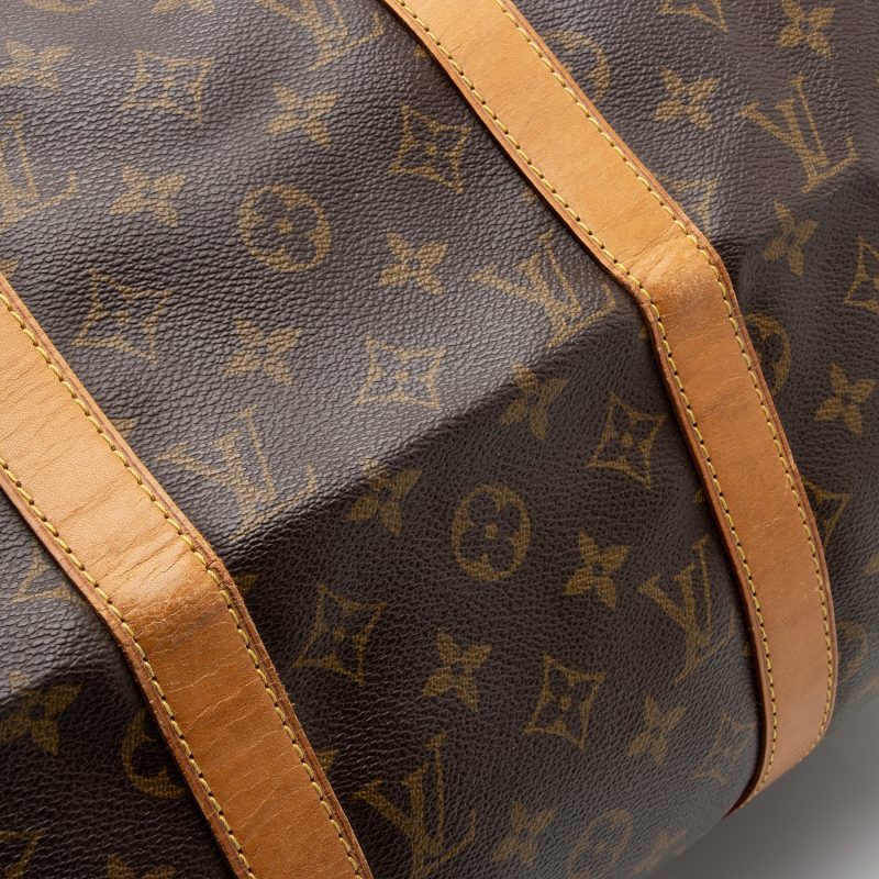 Louis Vuitton Vintage Monogram Canvas Keepall Bandouliere 50 Duffle Bag (SHF-22496) - Image 17