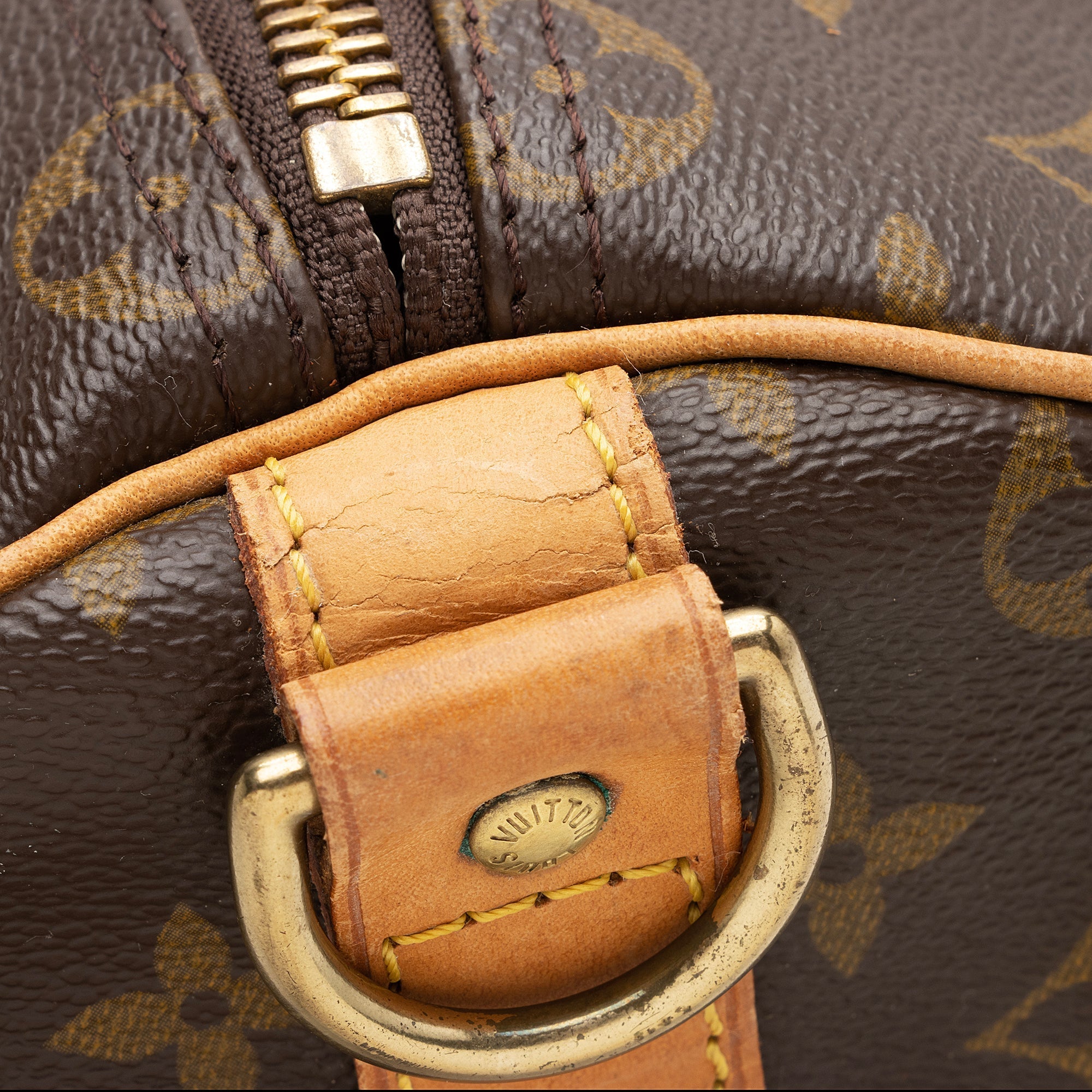 Louis Vuitton Vintage Monogram Canvas Keepall Bandouliere 50 Duffle Bag (SHF-22496) - Image 8