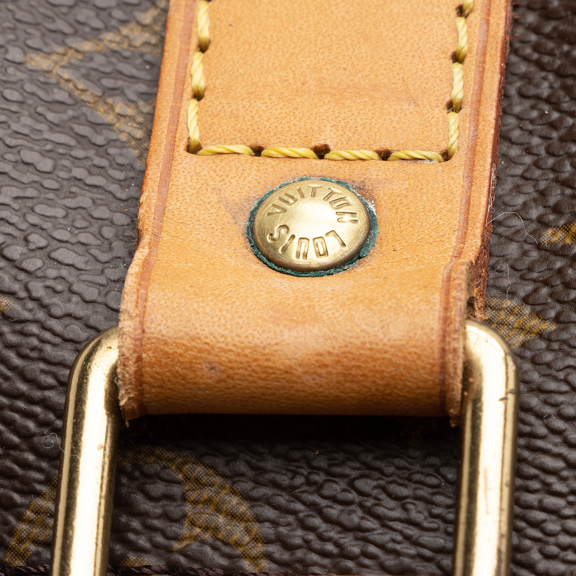 Louis Vuitton Vintage Monogram Canvas Keepall Bandouliere 50 Duffle Bag (SHF-22496) - Image 14