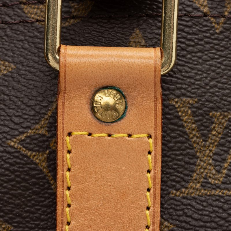 Louis Vuitton Vintage Monogram Canvas Keepall Bandouliere 50 Duffle Bag (SHF-geZCJA) - Image 13