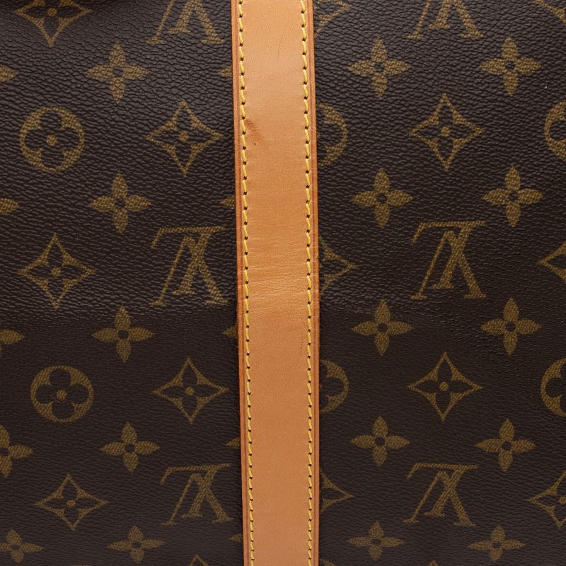 Louis Vuitton Vintage Monogram Canvas Keepall Bandouliere 50 Duffle Bag (SHF-geZCJA) - Image 16