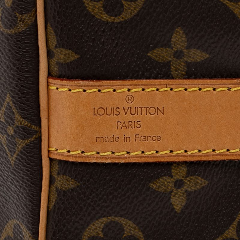 Louis Vuitton Vintage Monogram Canvas Keepall Bandouliere 50 Duffle Bag (SHF-geZCJA) - Image 7