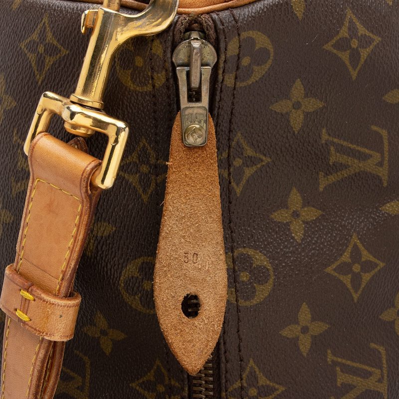 Louis Vuitton Vintage Monogram Canvas Keepall Bandouliere 50 Duffle Bag (SHF-3GGL8o) - Image 9