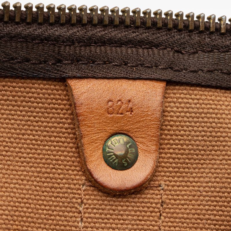 Louis Vuitton Vintage Monogram Canvas Keepall Bandouliere 50 Duffle Bag (SHF-3GGL8o) - Image 5