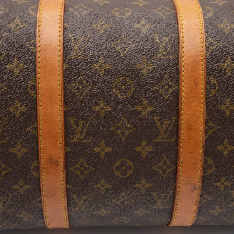 Louis Vuitton Vintage Monogram Canvas Keepall Bandouliere 50 Duffle Bag (SHF-3GGL8o) - Image 15