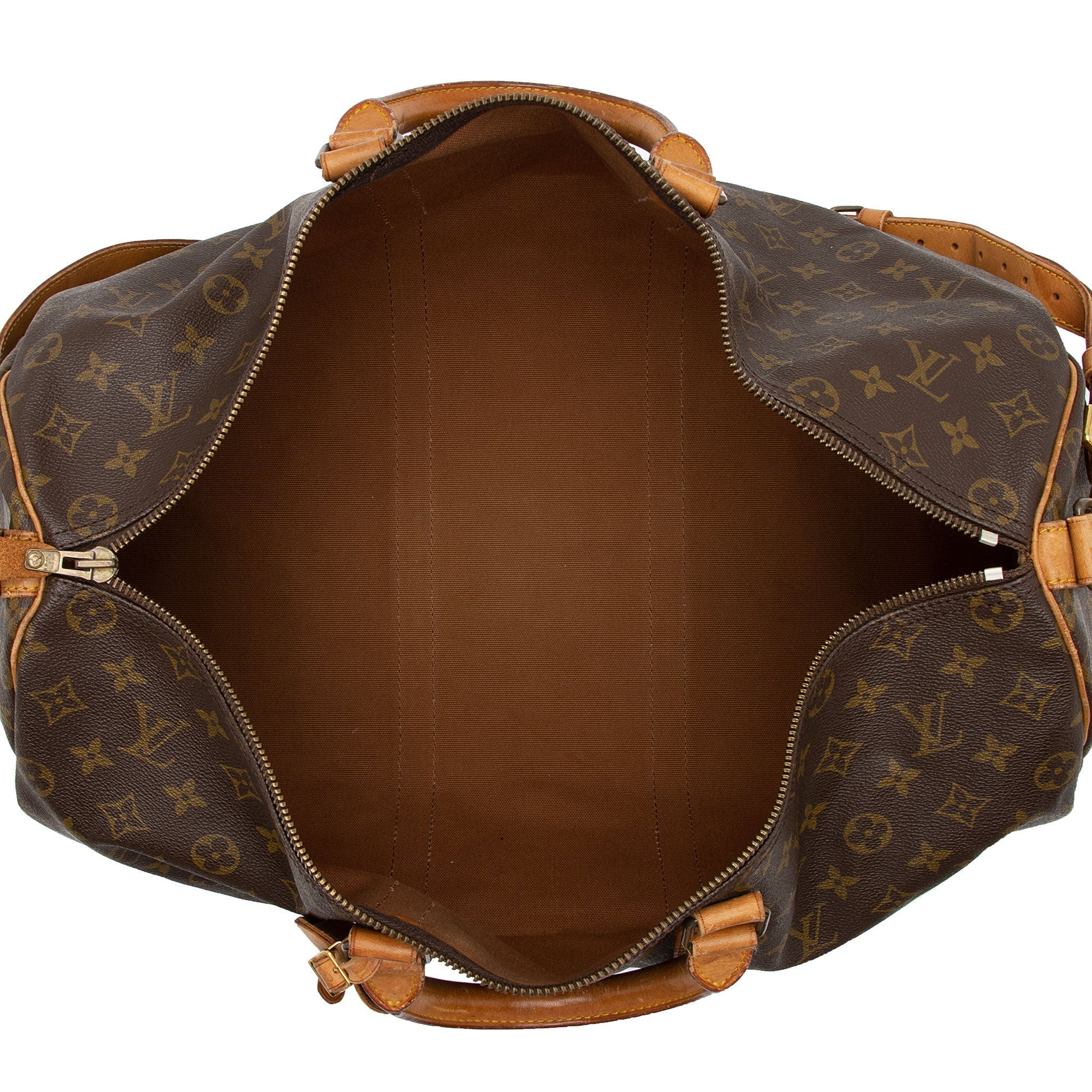 Louis Vuitton Vintage Monogram Canvas Keepall Bandouliere 50 Duffle Bag (SHF-3GGL8o) - Image 6