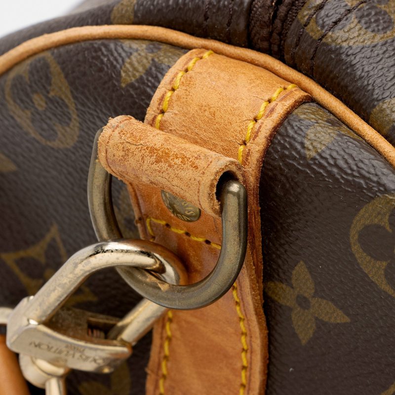 Louis Vuitton Vintage Monogram Canvas Keepall Bandouliere 50 Duffle Bag (SHF-MsNrAx) - Image 19