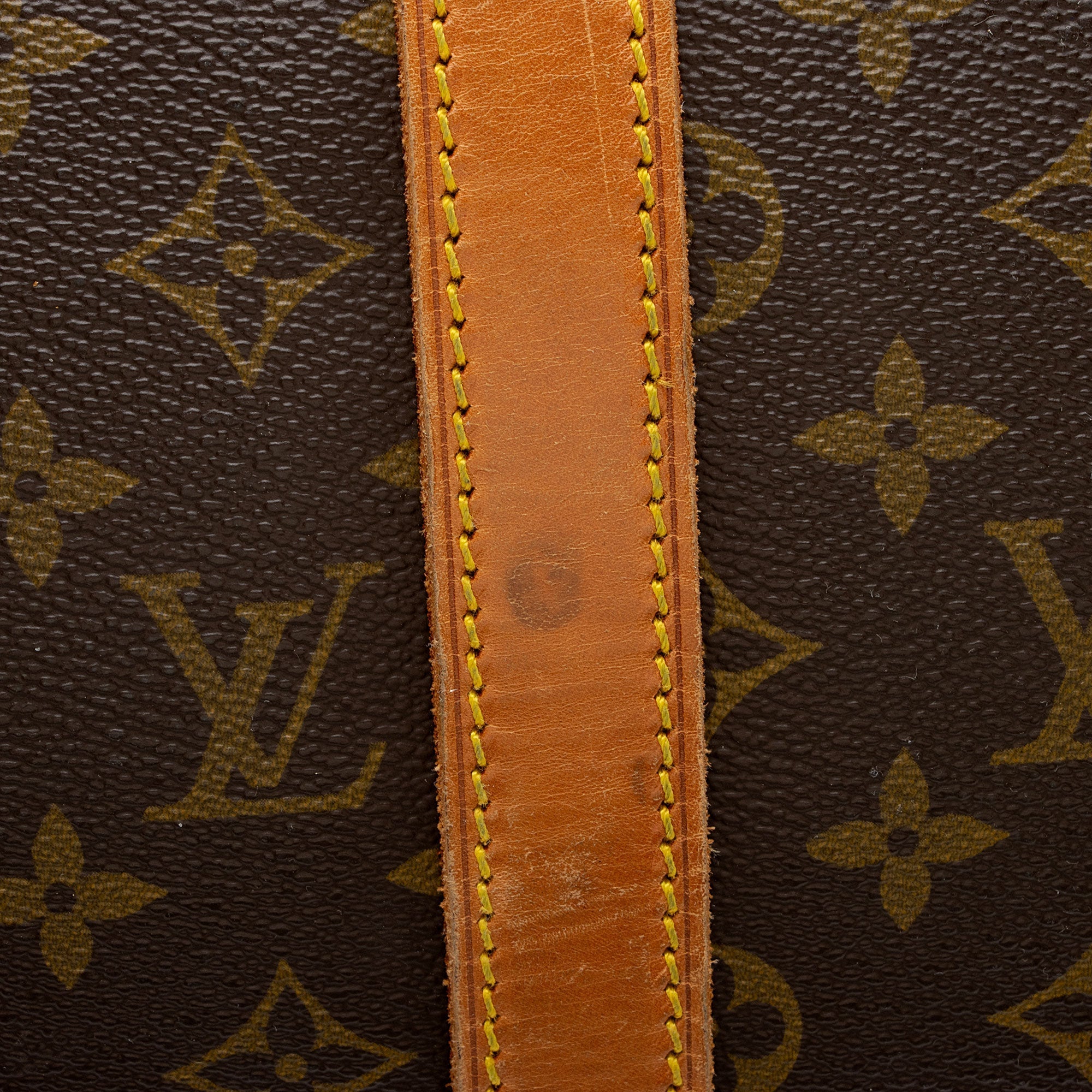 Louis Vuitton Vintage Monogram Canvas Keepall Bandouliere 50 Duffle Bag (SHF-MsNrAx) - Image 10