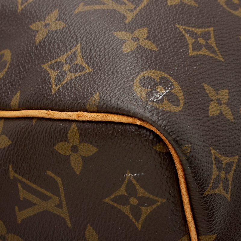 Louis Vuitton Vintage Monogram Canvas Keepall Bandouliere 50 Duffle Bag (SHF-MsNrAx) - Image 12