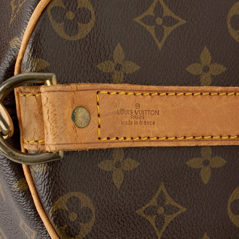 Louis Vuitton Vintage Monogram Canvas Keepall Bandouliere 50 Duffle Bag (SHF-MsNrAx) - Image 7